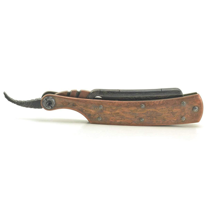 SOLD-Dylan Farnham Straight Razor #61 with custom sheath-