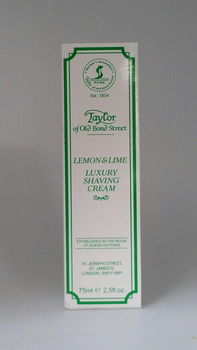 Taylor of Old Bond Street Shaving Cream 2.5 oz Tube-Lemon & Lime