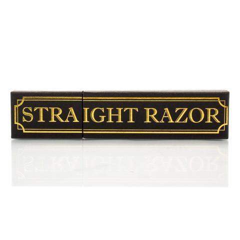 The Grim Dollar - 6/8" Round Point Classic Straight Razor-