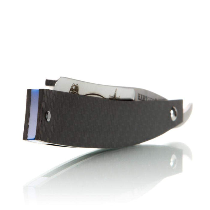 Thin Blue Line Razorback Thin Blue Line - 6/8 Straight Razor By Hart Steel-